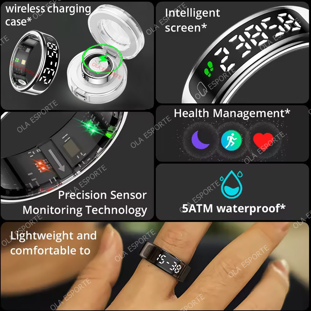 R13 Smart Ring with Display Sc - огляд і ціна Blood Oxygen Monitor