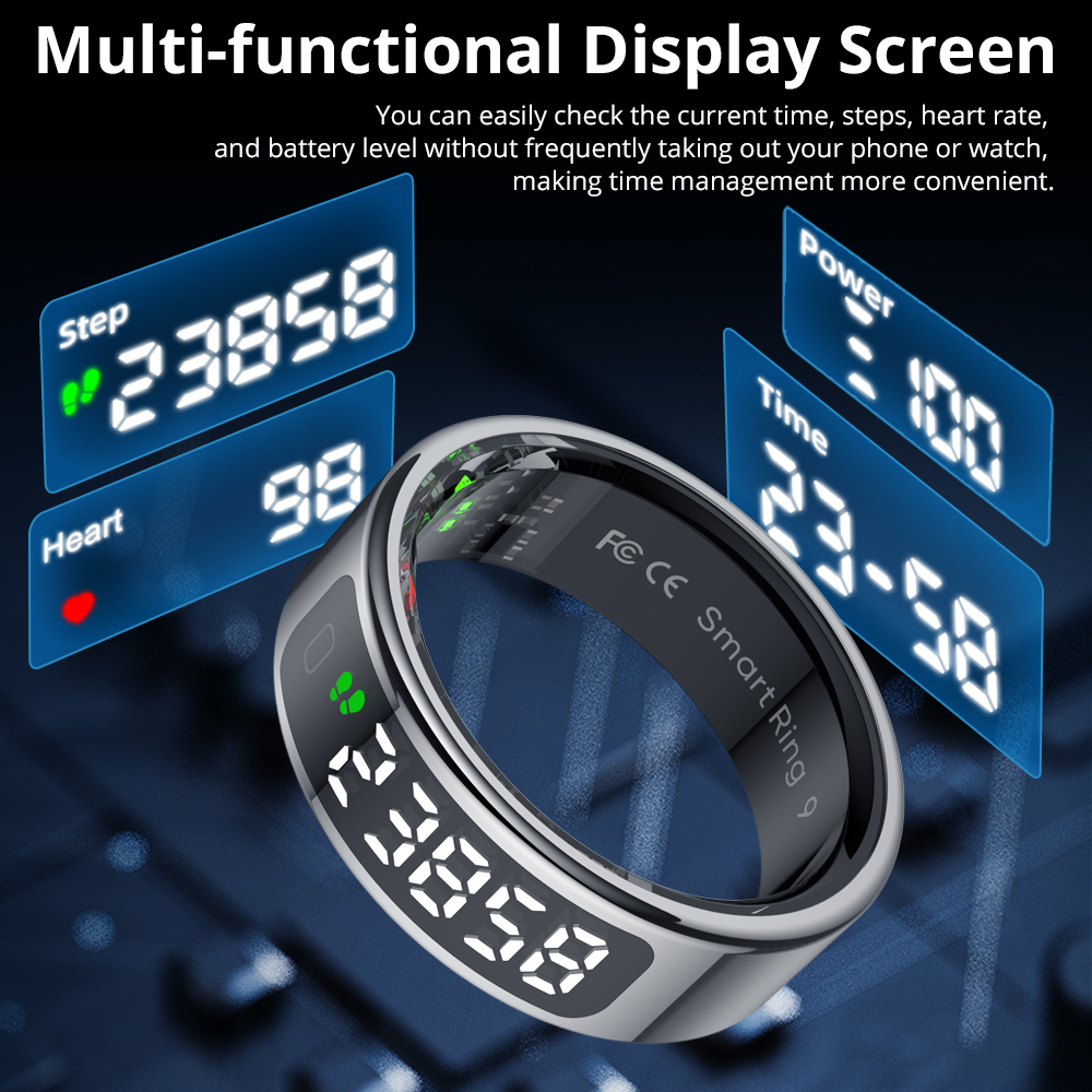 COLMI R12 Smart Ring with Disp - огляд і ціна Blood Oxygen Monitor