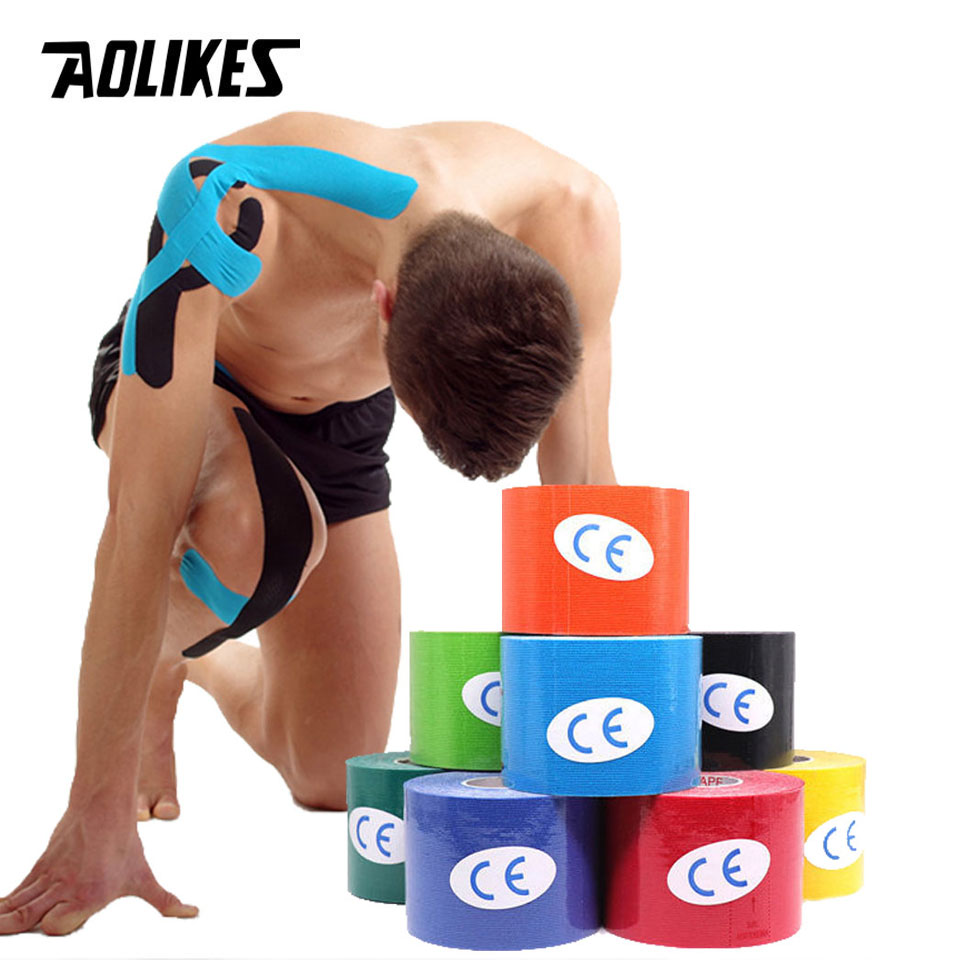 AOLIKES 2 Size Kinesiology Tap - огляд і ціна Sports Taping Precut