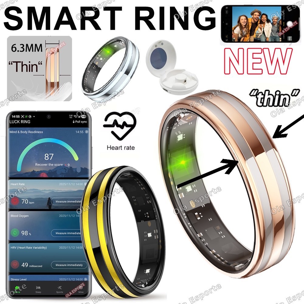 New 6.3mm Thin Smart Ring Heal - огляд і ціна Blood Oxygen Monitor