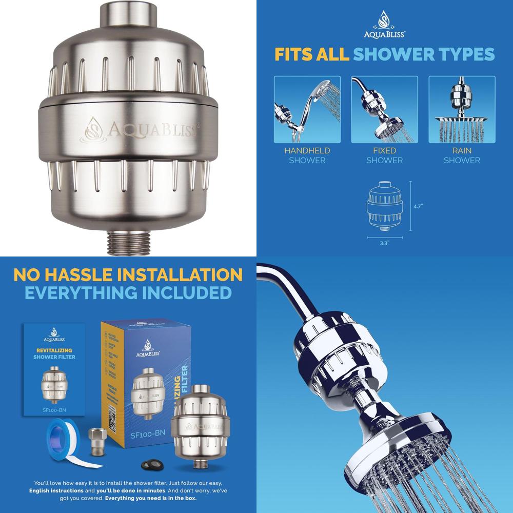 High Output AquaBliss Shower F - огляд і ціна Health & Wellness Fairs