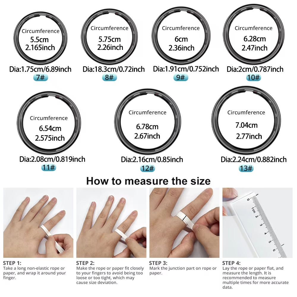 R09 Smart Ring Men Women with  - огляд і ціна Blood Oxygen Monitor