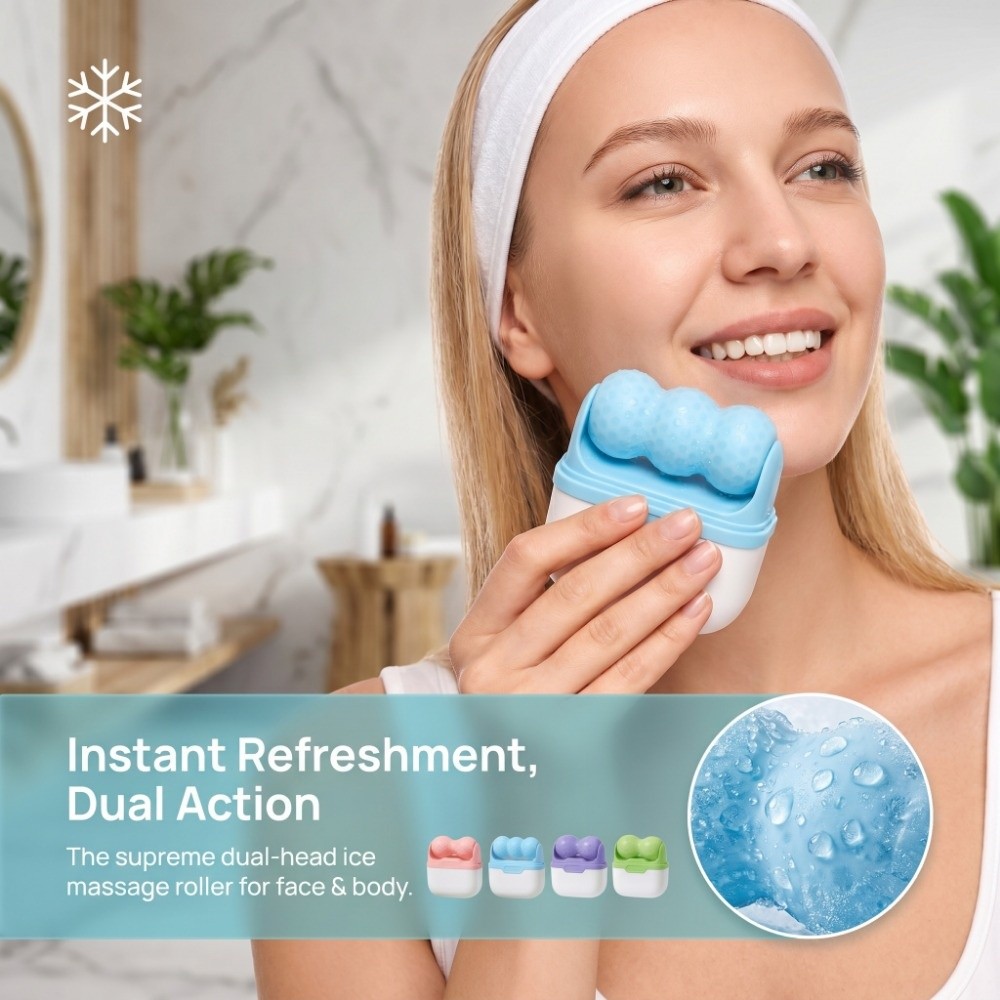 Double Head Ice Roller for Fac - огляд і ціна Ice Roller Face Cold