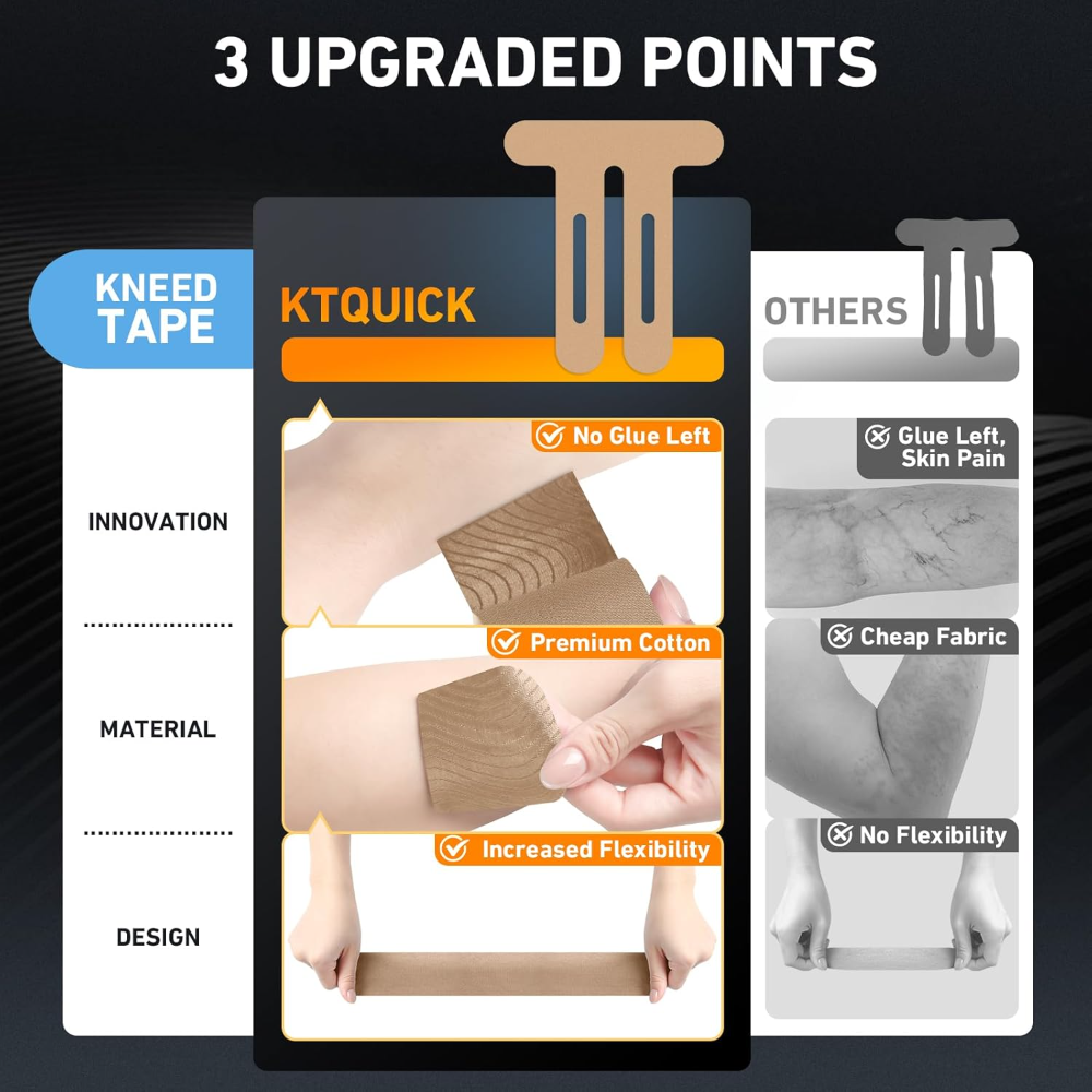 6Pcs New Professional High-gra - огляд і ціна Sports Taping Precut