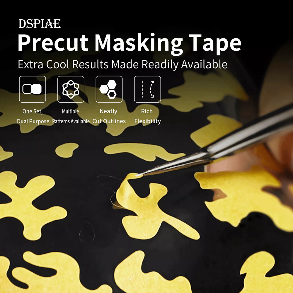DSPIAE Digital Camouflage Bug  - огляд і ціна Sports Taping Precut